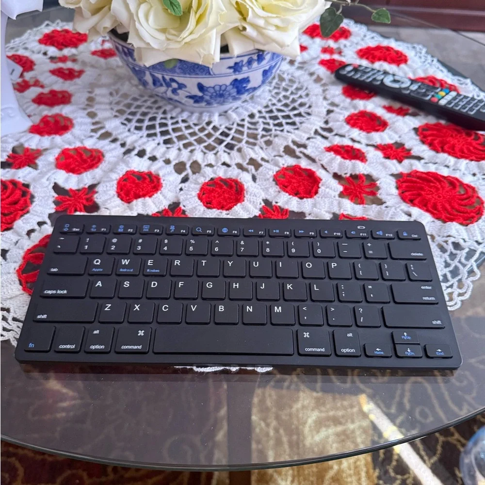 Wireless Bluetooth Black Keyboard